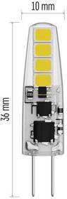 LED žiarovka EMOS ZQ8621.2 1,9W G4NW 

 obrázok produktu 1 z 5