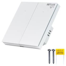 Vypínač RETLUX RSH 302 Smart dvojnásobný biely

 obrázok produktu 3 z 7