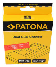 Nabíjačka PATONA Dual Quick Charger NB-11L (Canon) čierna/žltá

 obrázok produktu 2 z 2