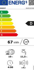 Umývačka riadu Indesit IN2ID10CS80 

 obrázok produktu 1 z 8
