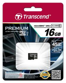 Pamäťová karta Transcend 16GB UHS-I U1 (45MB/s) 

 obrázok produktu 1 z 1