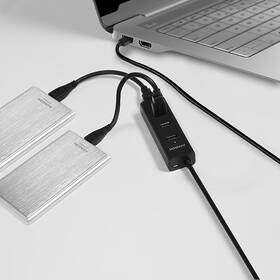 USB Hub Axagon USB / 4x USB 3.0, 1,2 m čierny

 obrázok produktu 6 z 8