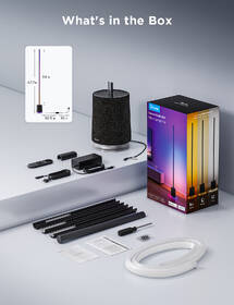 Stojacia lampa Govee Floor Lamp Pre RGBICWW LED + ovládač CZ čierna

 obrázok produktu 7 z 9