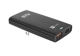 Cestovný adaptér ERPOWER Dual Travel Slim 67W, 1xUSB-C/1xUSB-A čierny

 obrázok produktu 2 z 2