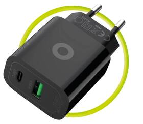 Nabíjačka do siete Mobile Origin PD20W MO12, 1x USB-A, 1x USB-C čierna

 obrázok produktu 9 z 14