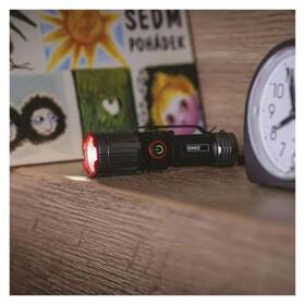 Lampáš EMOS LED nabíjateľná kovová malá 300 lm, 700 mAh čierna

 obrázok produktu 5 z 7