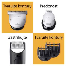 Zastrihávač fúzov Braun BT9420 

 obrázok produktu 2 z 6