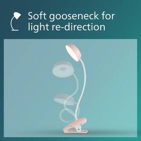 Stolná lampa Philips DONUTCLIP WHI 

 obrázok produktu 4 z 5