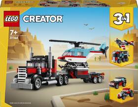 Stavebnica LEGO® Creator 3 v 1 31146 Náklaďák s plochou korbou a helikoptéra 

 obrázok produktu 8 z 9
