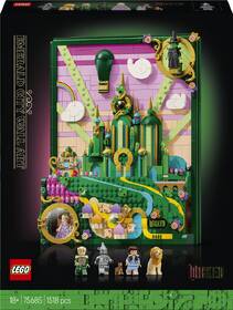 Stavebnica LEGO® Wicked 75685 Nástenné umenie: Emerald City 

 obrázok produktu 3 z 9
