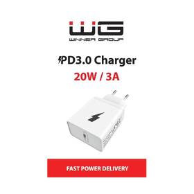 Nabíjačka do siete WG USB-C PD 20W biela

 obrázok produktu 1 z 1