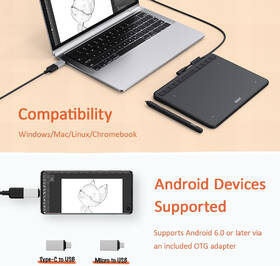 Grafický tablet UGEE S640 čierny

 obrázok produktu 7 z 11