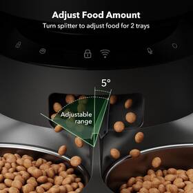 Inteligentný podávač Petlibro Granary Wi-Fi Dual Bowl 5 l čierne

 obrázok produktu 4 z 5
