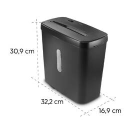 Skartovač Hama Safe X50, krížový rez, 5 listov, P4 čierny

 obrázok produktu 3 z 4
