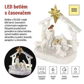 LED dekorácie EMOS 20 NATIVITY, SET, 2AAA, TIMER, WW biela

 obrázok produktu 4 z 5