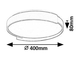 LED stropné svietidlo Rabalux LALEH 71305, 24W, stmievanie, ovládanie čierne

 obrázok produktu 7 z 8