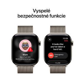 Inteligentné hodinky Apple GPS + Cellular 42mm prírodný titán - prírodný milánsky ťah 

 obrázok produktu 5 z 7