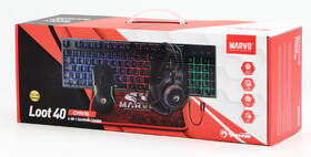 Klávesnica s myšou Marvo LOOT 40, CZ/SK layout, headset, mousepad čierna

 obrázok produktu 7 z 8