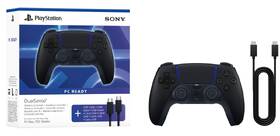 Bezdrôtový ovládač Sony DualSense pre PS5 + kábel USB pre PC čierny

 obrázok produktu 5 z 7