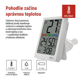 Teplomer EMOS E0558P biely

 obrázok produktu 9 z 13