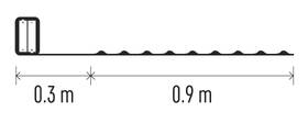 Vianočné osvetlenie EMOS 10 LED nano reťaz medená, 0,9 m, 2x AA, vnútorná, teplá biela, časovač 

 obrázok produktu 8 z 9