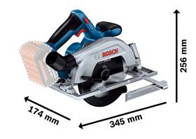 Okružná píla Bosch Professional GKS 185-Li (bez batérie) 

 obrázok produktu 2 z 5