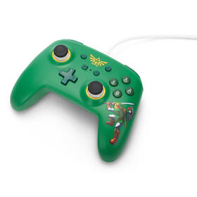 Gamepad PowerA Wired pre Nintendo Switch - Hyrule Defender 

 obrázok produktu 7 z 11