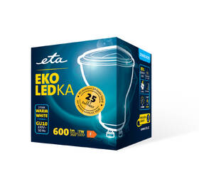 LED žiarovka ETA EKO LEDka bodová 7W, GU10, teplá biela 

 obrázok produktu 3 z 3