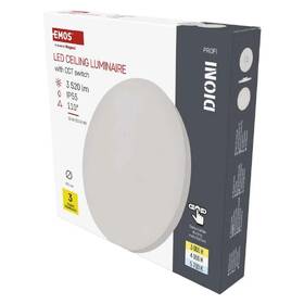 LED stropné svietidlo EMOS Dioni 32W, 41cm, 3520lm, teplá-studená biela biele

 obrázok produktu 2 z 5
