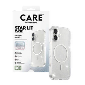 Kryt na mobil PanzerGlass CARE Star Lit MagSafe na Apple iPhone 17 priehľadný

 obrázok produktu 3 z 4
