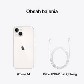 Mobilný telefón Apple iPhone 14 128GB hvezdne biely 

 obrázok produktu 8 z 8