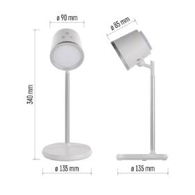 Stolná lampa EMOS ABBIE, 300 lm, stmievanie, 6 W, studená/teplá/neutrálna biela biela

 obrázok produktu 10 z 11