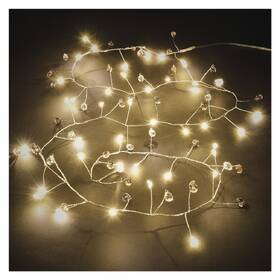 Vianočné osvetlenie EMOS girlanda – kamienky, 1,2 m, 40LED, vnútorná, teplá biela, časovač 

 obrázok produktu 7 z 7