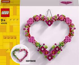 Stavebnica LEGO® Iconic 40638 Ozdoba ve tvaru srdce 

 obrázok produktu 2 z 8