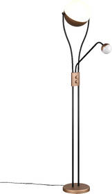 Stojacia lampa TRIO CHRIS, LED hnedá

 obrázok produktu 1 z 8