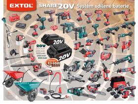 Excentrická leštička EXTOL Industrial SHARE20V 8791844 (s baterií) 

 obrázok produktu 7 z 7