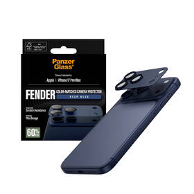 Hliníková ochrana fotoaparátu PanzerGlass FENDER na Apple iPhone 17 Pro Max modré

 obrázok produktu 3 z 5