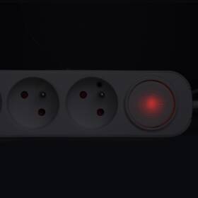 Kábel predlžovací Solight 3 zásuvky, USB A + C 20W PD, vypínač, 3 x 1mm2, 2 m biely

 obrázok produktu 3 z 3