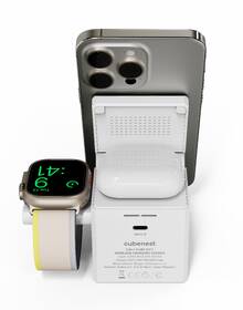 Bezdrôtová nabíjačka Cubenest E311 3v1 s MagSafe biela

 obrázok produktu 10 z 14