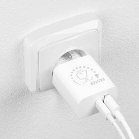 Nabíjačka do siete Obal:Me USB-A/USB-C 25W biela

 obrázok produktu 3 z 5