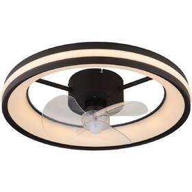 LED stropné svietidlo GLOBO GATIAN 03651, s ventilátorom čierne

 obrázok produktu 1 z 4