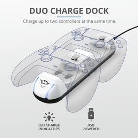 Dokovacia stanica Trust GXT 251 Duo Charging Dock pro PS5 biela

 obrázok produktu 7 z 10
