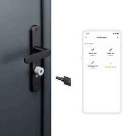 Zámok Netatmo Doorlock Smart, zámok a kľúče čierny/strieborný

 obrázok produktu 5 z 7