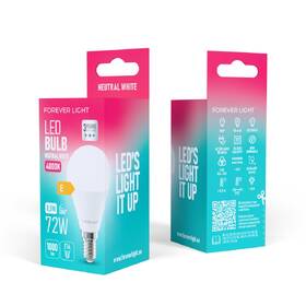 LED žiarovka Forever E14, klasik, 8,5W neutrálna biela 

 obrázok produktu 2 z 2
