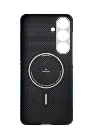 Kryt na mobil Pitaka Tactile Woven, Moonrise na Samsung Galaxy S25 čierny/modrý

 obrázok produktu 3 z 3