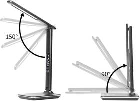 Stolná lampa IMMAX Kingfisher s bezdrôtovým nabíjaním Qi a USB, 8,5 W čierna

 obrázok produktu 6 z 8