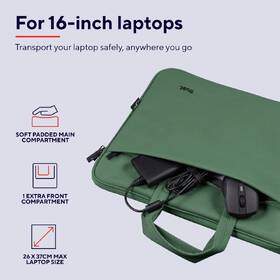 Brašna na notebook Trust Bologna Eco-friendly Slim na 16˝ zelená

 obrázok produktu 7 z 12
