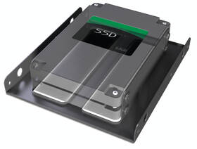 Montážna sada AKASA pre 2,5" HDD do 3,5" pozície, 2x 2,5" HDD/SSD čierna

 obrázok produktu 4 z 5