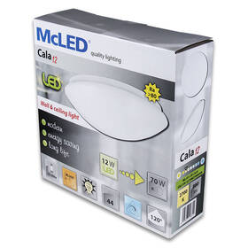 LED stropné svietidlo McLED Cala 12, 12 W, 2700 K biele

 obrázok produktu 9 z 9