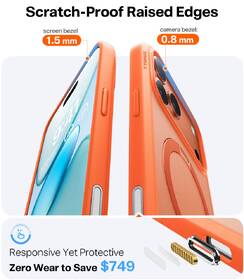 Kryt na mobil Torras Ostand Q3 Spin na Apple iPhone 17 Pro oranžový

 obrázok produktu 2 z 7